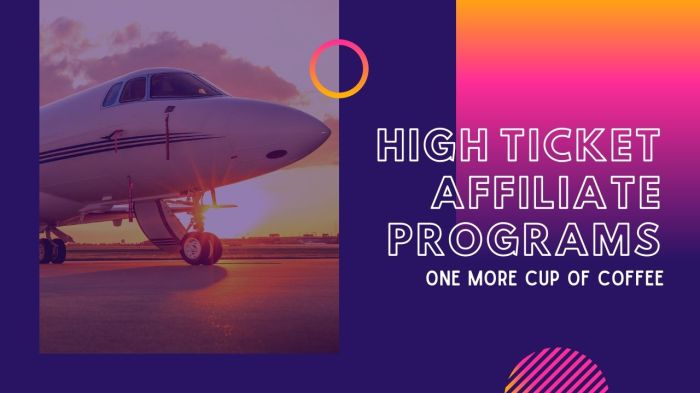 Top High Ticket Affiliate Program Categories | One More Cup of Coffee
